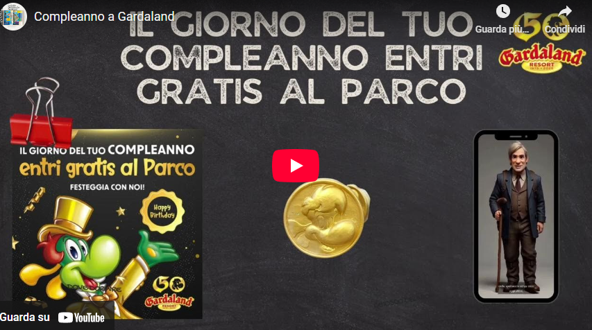 Festeggiare il compleanno a Gardaland
